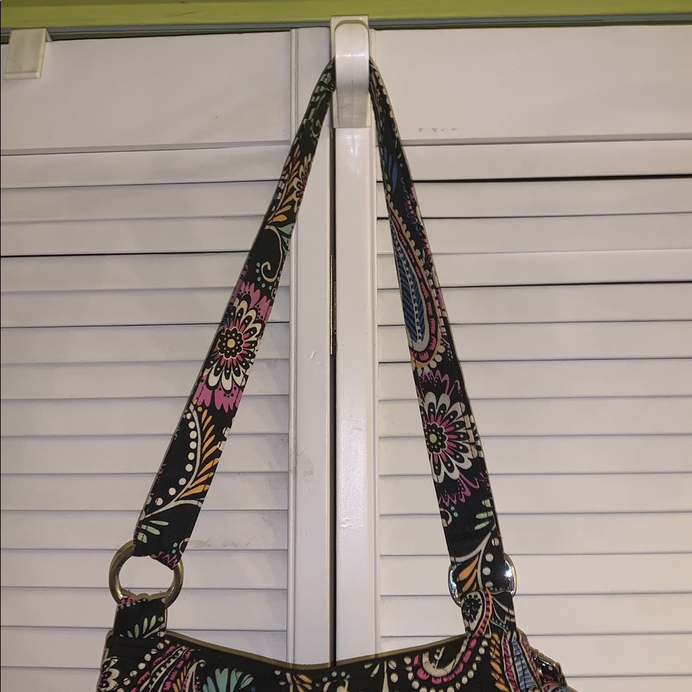 Vera Bradley Floral/pasliey crossbody Bag w/matching wallet - Picture 12 of 13